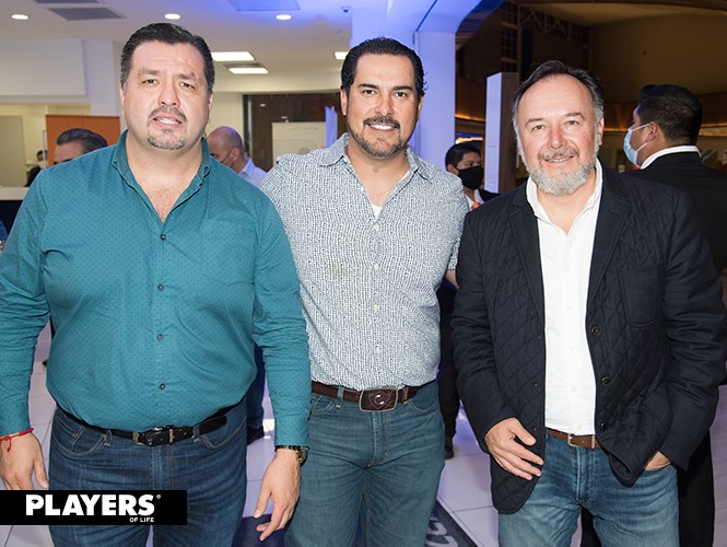 Fernando Garza, Ezequiel Tamez y Paul Brunet