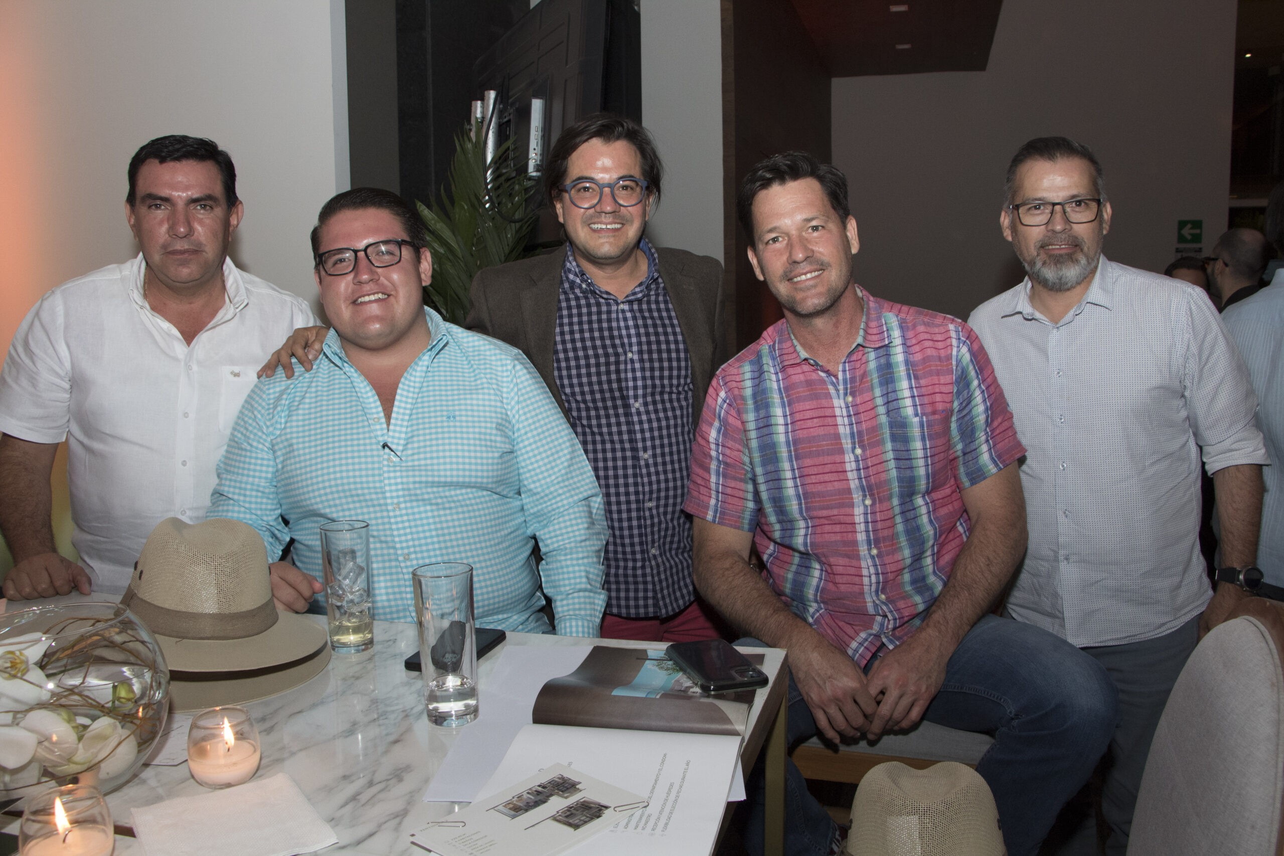 Gerardo Delgadillo, Juan José Núñez, Eduardo Escamilla, Óscar Moreno y Ramiro Villaseñor