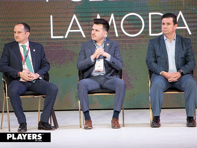 Emilio Penhos, Roberto Said y Roberto Arechederra Intermoda 77