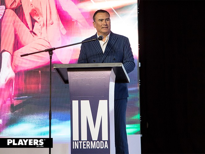 Manuel Herrera Vega inauguración Intermoda 77