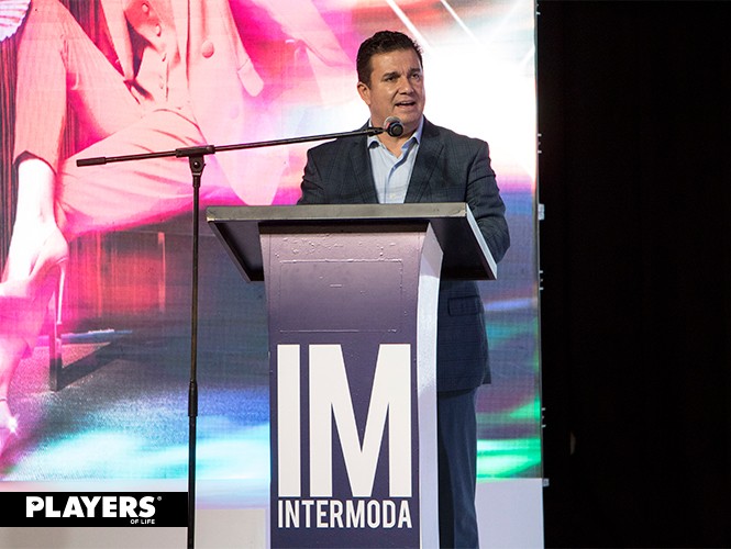 Roberto Santana Roberto Arechederra en la inauguración de Intermoda 77