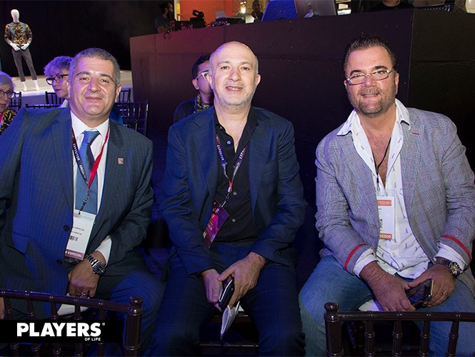 Sony Chalouh, Abraham Daniel y Juan Said en Intermoda 77