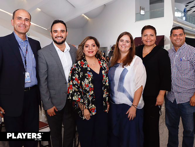 Carlos Preciado, Óscar Morales, María del Mar López, Rocío Lancaster, Mónica Treviño y Fernando Castillo