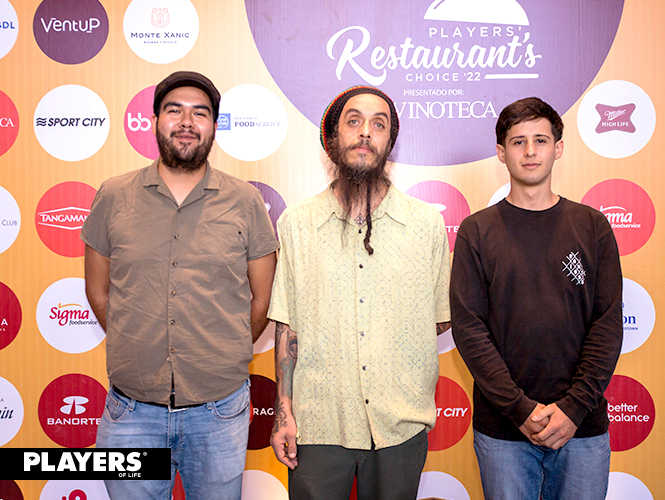 Jonathan Mares, Manuel Amezquita y Diego Misael González