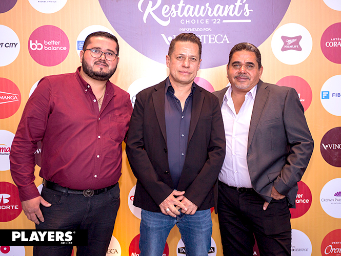 Jorge Adrián Barajas, César Díaz y Luis Alfonso Barajas