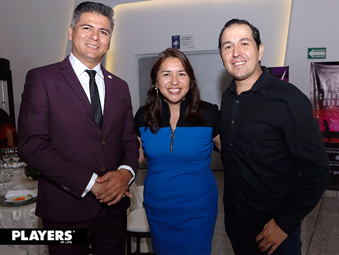 Juan Lozano, Karen Hernández e Iván Nava
