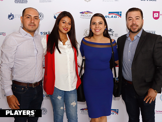 Luis Alberto Barajas, Julissa Tamayo, Jessica Padilla y Rafael Ramos