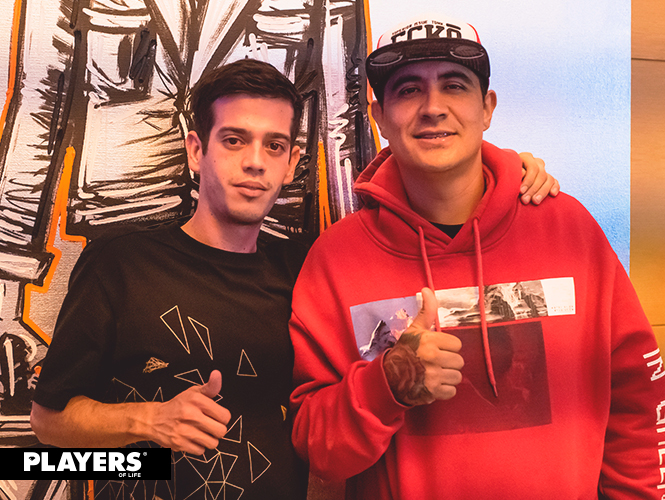 Jonathan Garza y Emanuel Mendoza