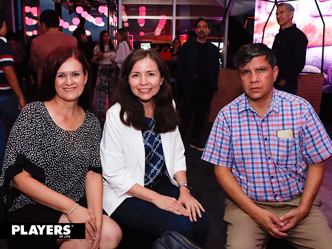 Erika Villa, Nancy Ruiz y Luis Escobar