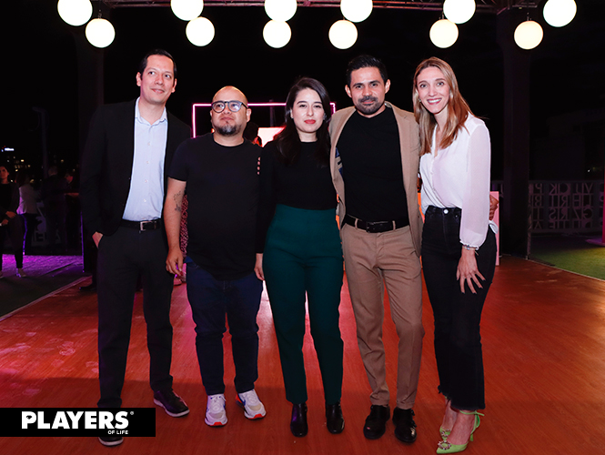 Sergio Rodríguez, Gerardo esparza, Cynthia López, Erik Alvarado y Fernanda Godínez