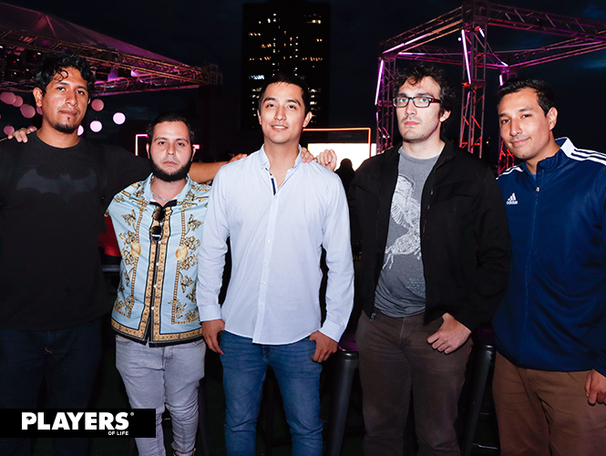 Martín Rodríguez, Ramón Muñoz, Ulises Castillo, Rogelio Quiroga y Saúl Figueroa