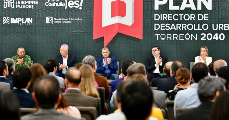 Presentan Plan Director de Desarrollo Urbano con visión a 2040