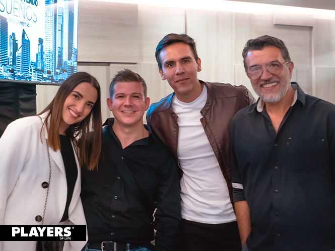 Gemma Martín del Campo, Juan Carlos Álvarez y Gerardo Martín del Campo