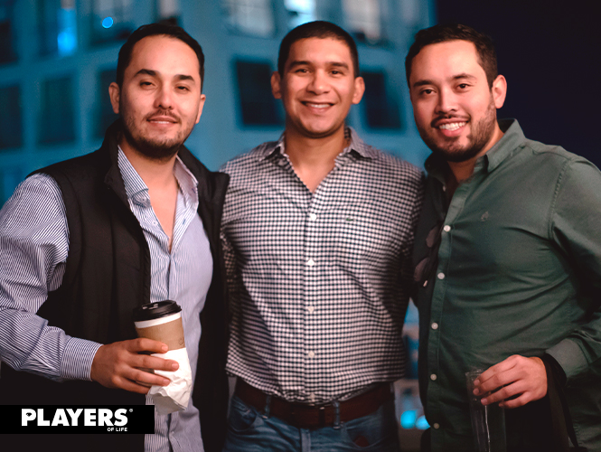 José Rincón, Armando Michel y Manuel Morales