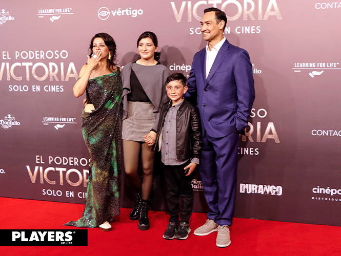 Fabiola Velázquez, Cloe Ramón, Iñaki Ramón, y Raúl Ramón