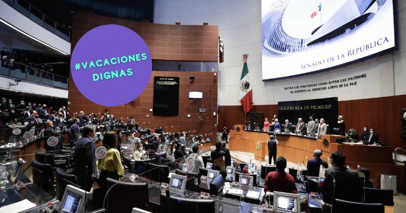 Aprueban por unanimidad en el Senado reforma a LFT y aumento a vacaciones para trabajadores