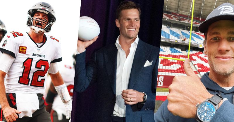 Remix de foto ilustrativo para la nota sobre la fortuna de Tom Brady.