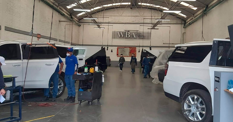 Coche blindado blindaje