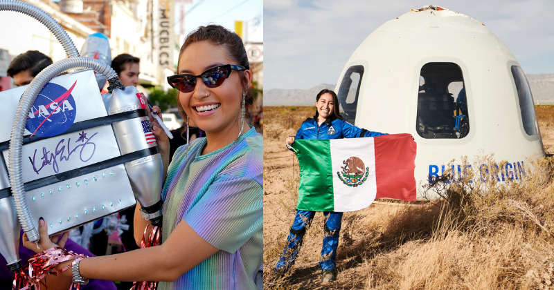 Katya Echazarreta campamento aeroespacial