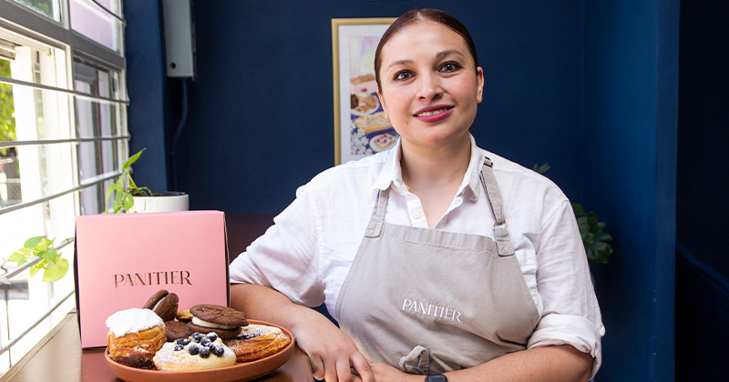 Celia Cervantes fundadora de la panadería Panitier
