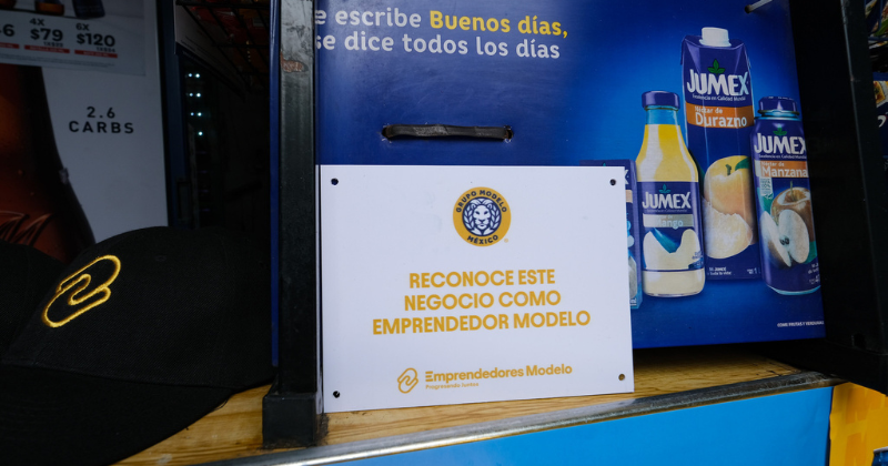 Tienda de abarrotes de Guadalajara beneficiada con el programa Emprendedores Modelo de Grupo Modelo