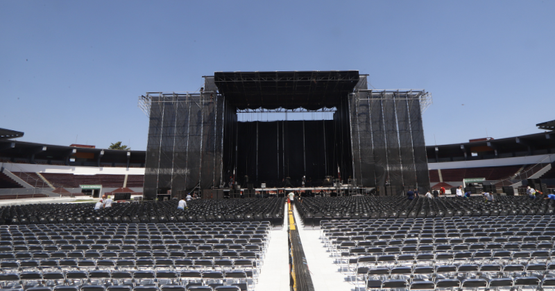 Escenario de Ricky Martin en Guadalajara