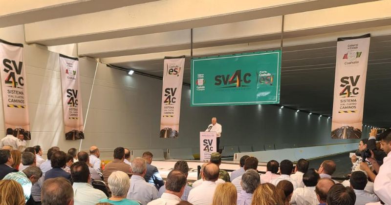 Inauguran el Sistema Vial Cuatro Caminos de Torreón; se abrirá a la circulación por la tarde