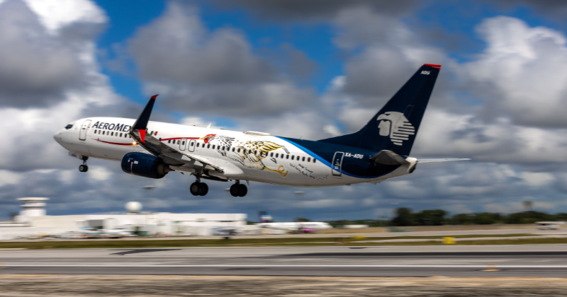 Avión Aeroméxico Museo Tamayo