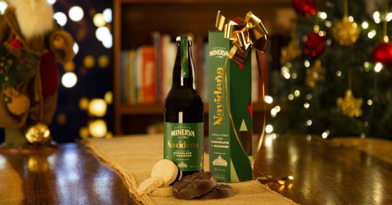 Cerveza Navideña Minerva con Chocolate Ibarra