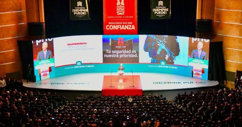 El alcalde Román Alberto Cepeda González destaca avances en seguridad, movilidad y generación de empleo en su segundo informe