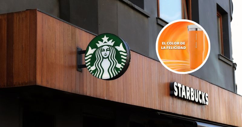 Termo Stanley naranja Starbucks