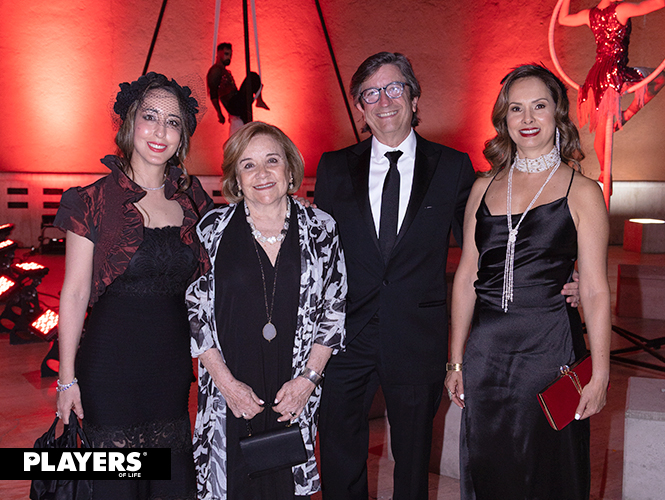 Regina Sada, Mone Yturria, Jorge Elizondo y Claudia Galdeano