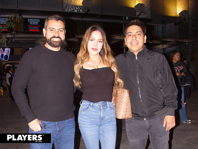 Felipe Lozano, Miranda Santos y Daniel López