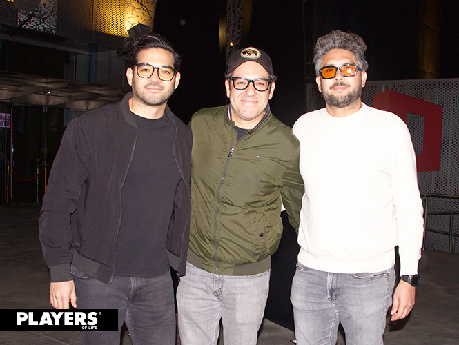 Hugo Bárcenas, Marco Bárcenas y Miguel Bárcenas