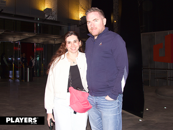Jessica Flores y Etiénne Aurand