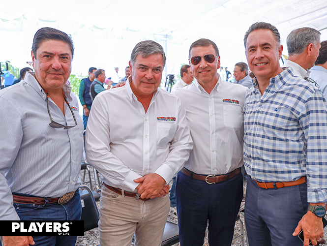 Edgar, Jesús María, Claudio y Guillermo.