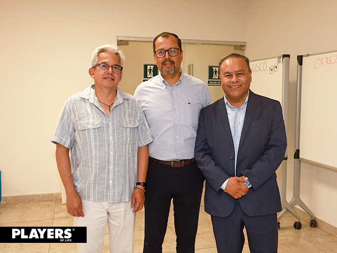 Luis, Chuy y Pedro.