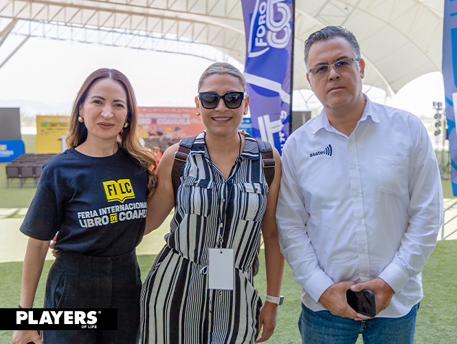Michelle Taboada, Ana Sol Figueroa y Gerardo Gómez.