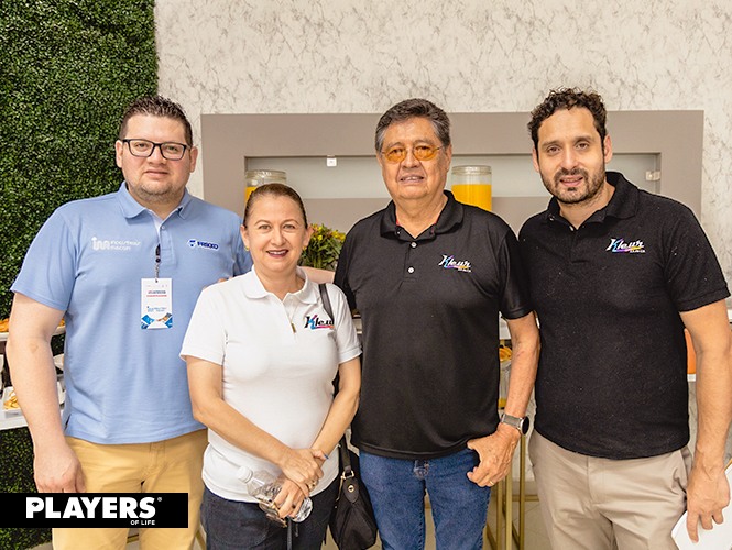 Miguel Batres, Lorena Valenzuela, Teodoro Casale y Marcelo Gamboa.