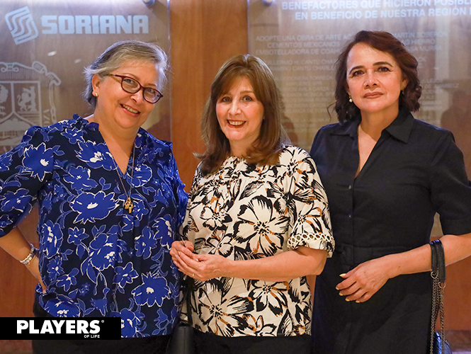 Adriana Galván, Myrthala Barocio y Blanca Patricia Orozco.