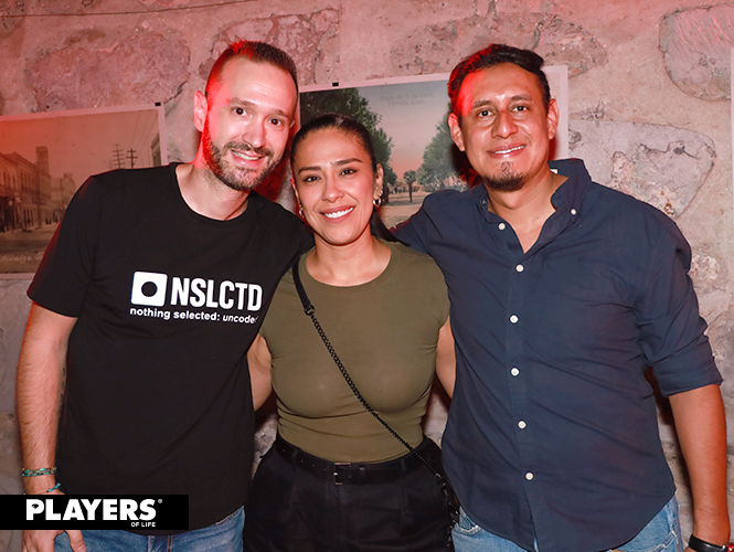 Borja Pareja, Rocío Cruz y Arturo Varela.