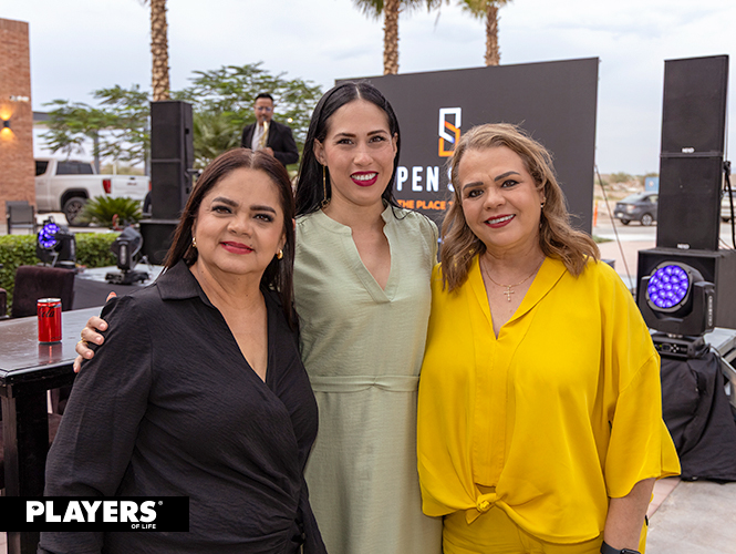 Gabriela Rivas, Rosalía Salcedo y Rosario Cepeda.