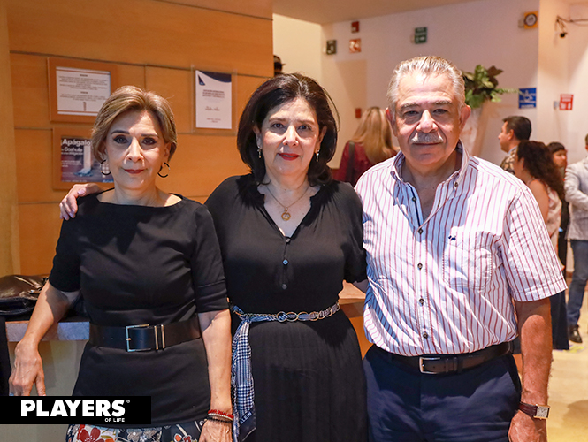 Irma, Cecilia y Gerardo.