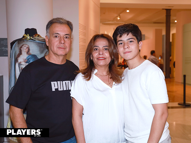 Jorge, Pili y Samuel.