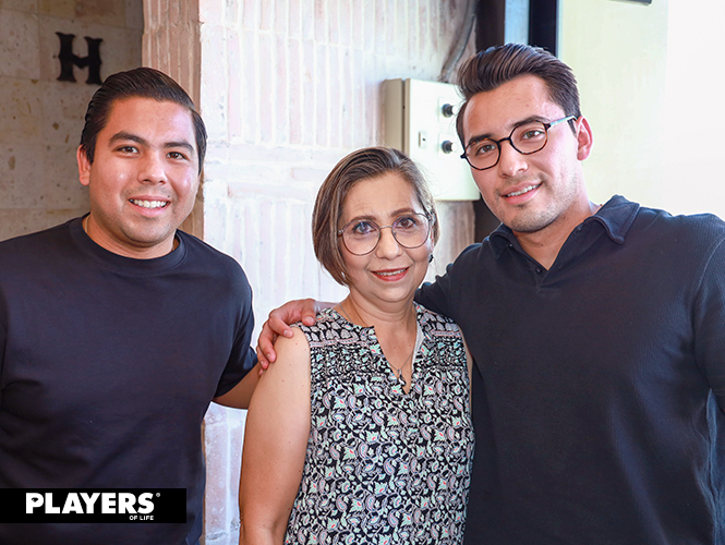 Luis Anaya, María Verónica Zúñiga y Ricardo Anaya.
