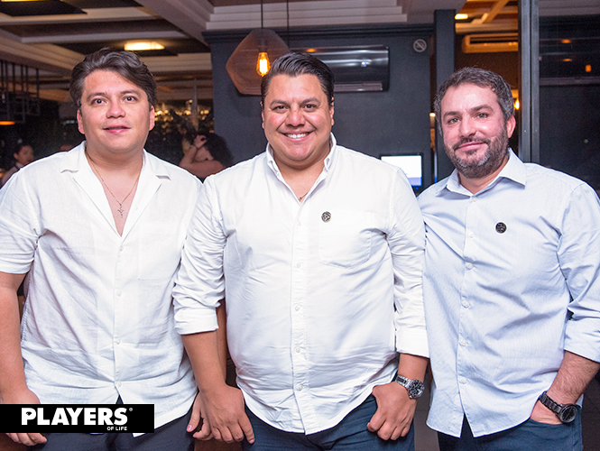 Luis Rosas, Paco Carranza y Alan Peña.