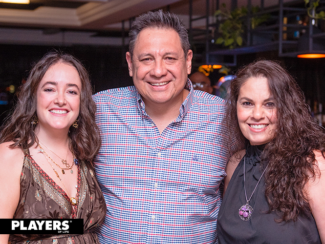 María Perea, Edmundo Gallardo y Cointa Sotoluján.