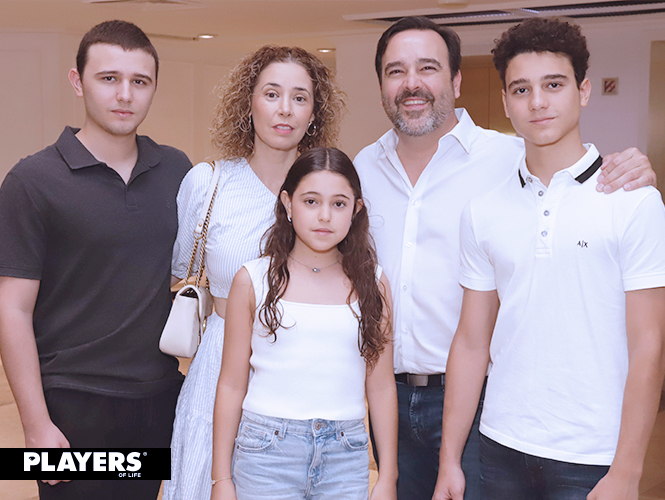 Patricio Alanís Charo Martínez, Jimena Alanís, Patricio Alanís y Sebastián Alanís