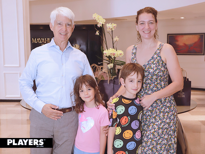 Rodrigo Elizondo, Gloria Elizondo, Joaquín Elizondo y Alexandra Farkas