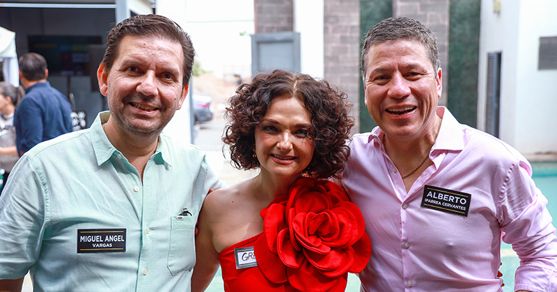 Miguel Ángel, Gretel y Alberto.